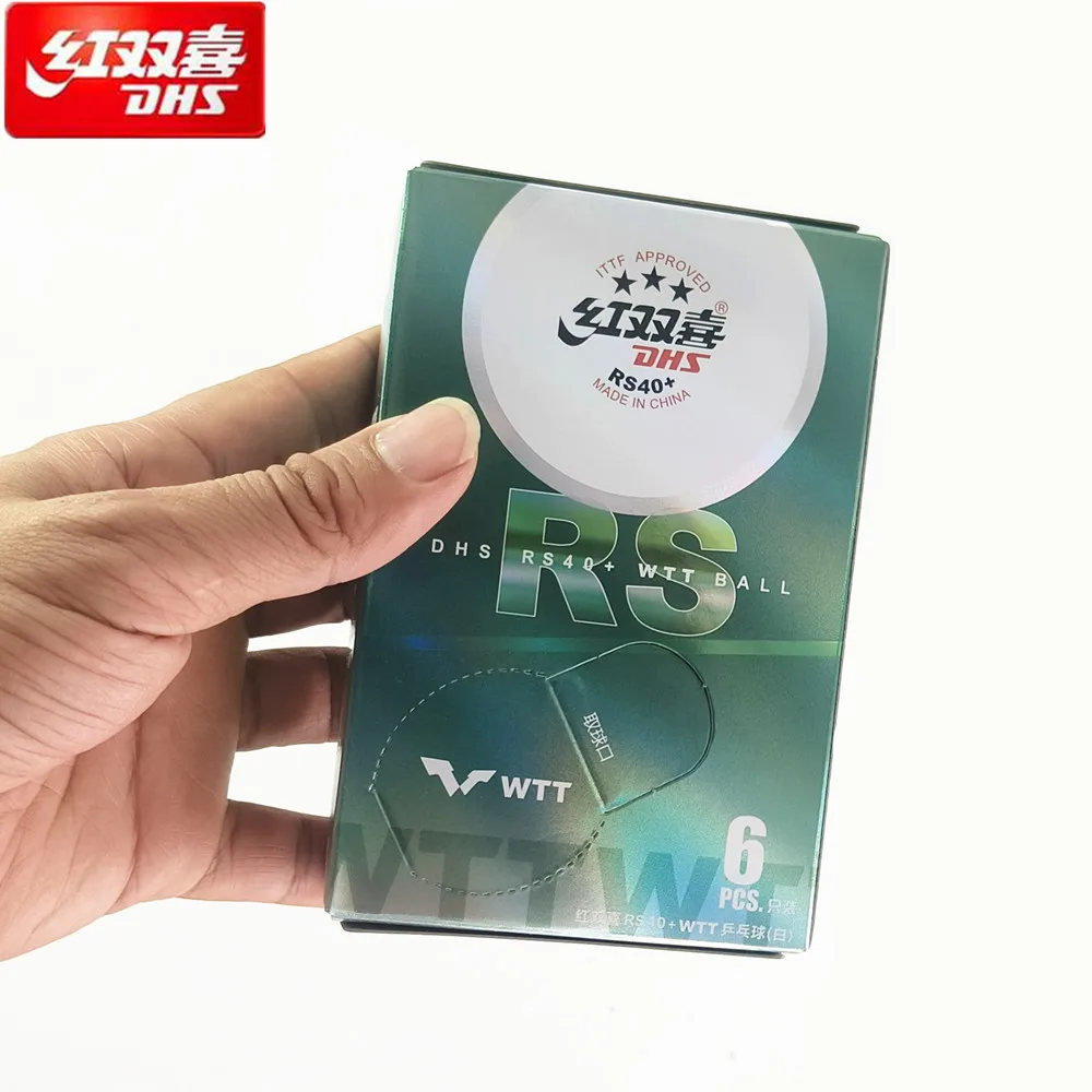 6 Pcs/Box New DHS WTT Ping Pon - Ping Pong Ball Set review and price