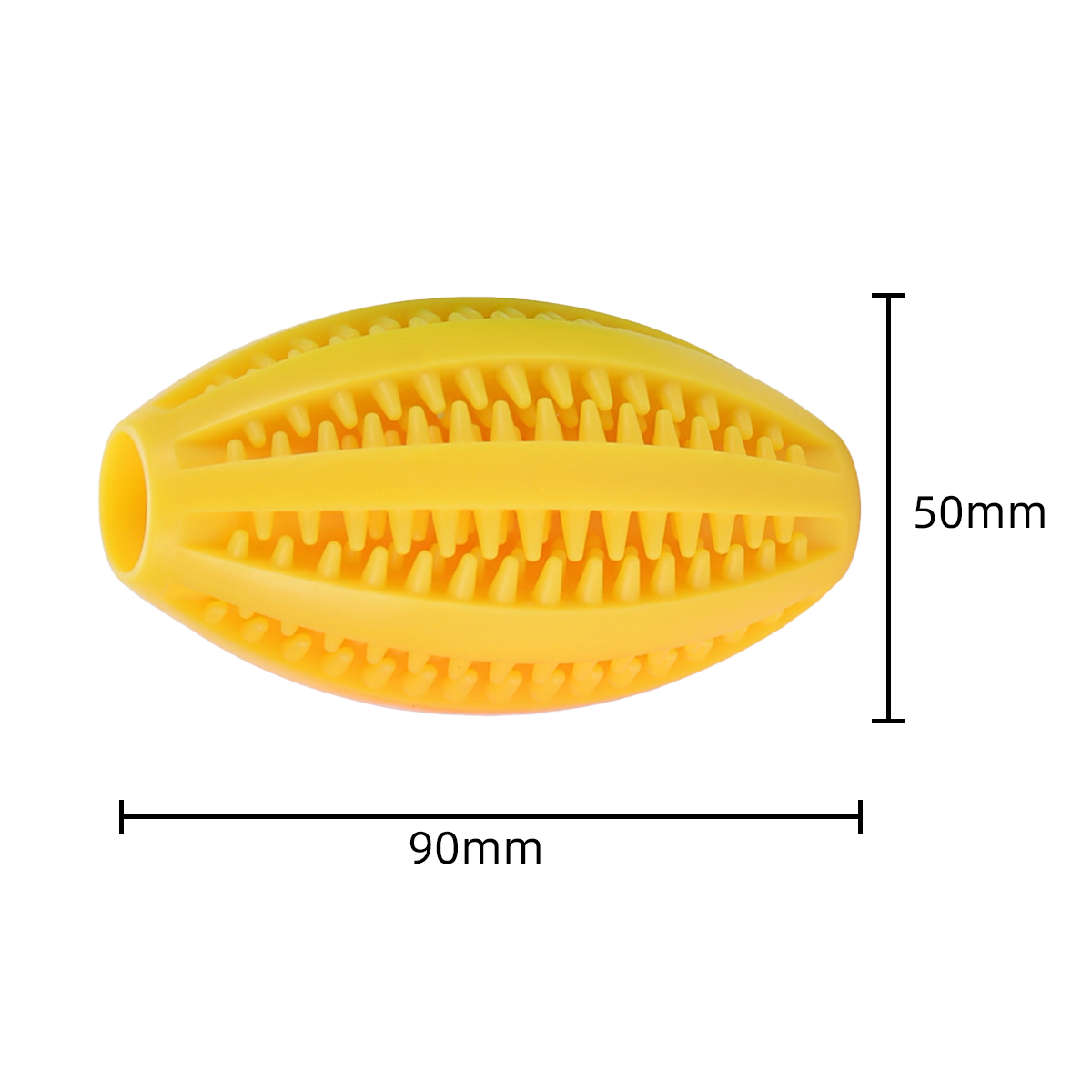 Dog Leaky Food Toy, Durable Te - Rugby Training Ball review and price