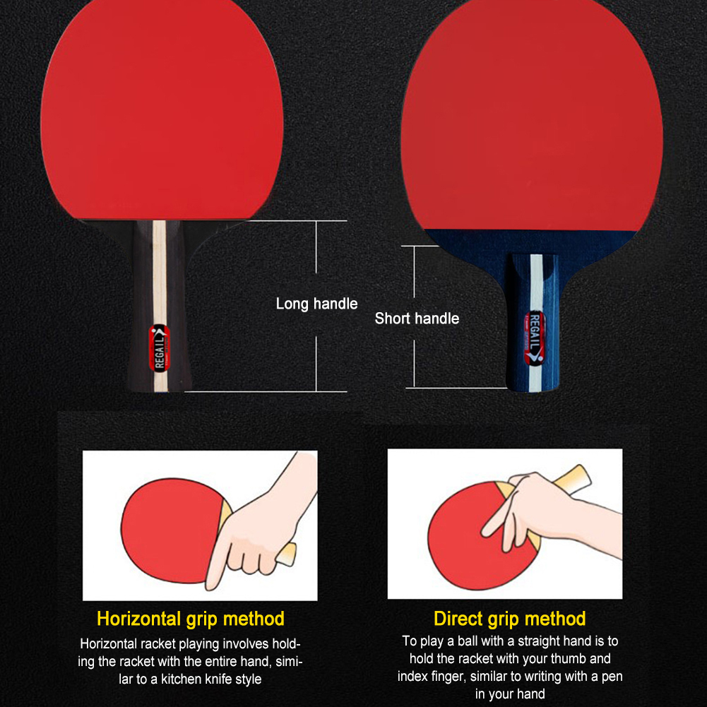 Table Tennis Racket 2 Rackets  - Ping Pong Ball Set review and price