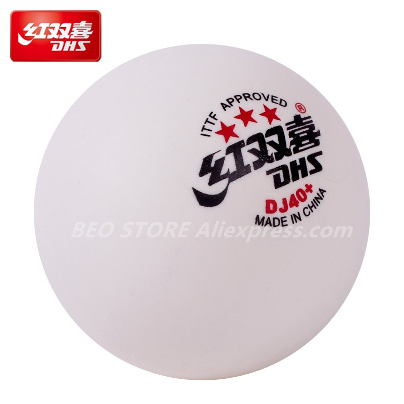 DHS DJ40+ 3-Star WTT Competiti - Ping Pong Ball Set review and price