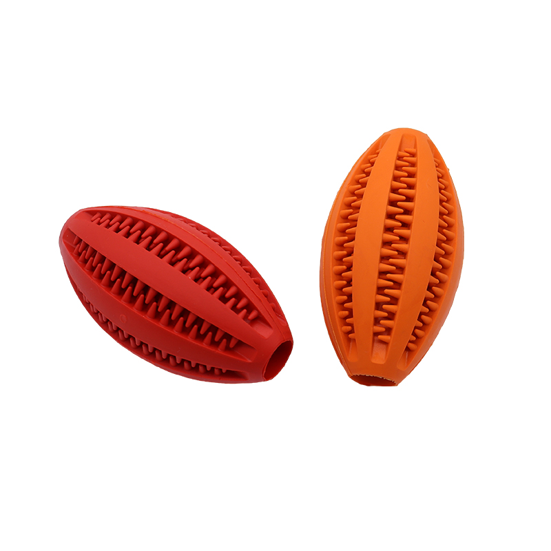 Dog Rubber Leakage Ball Dogs M - Rugby Training Ball review and price