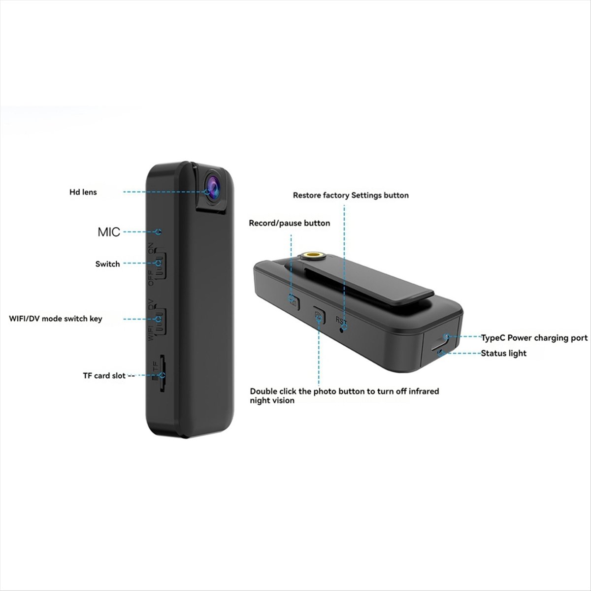 NEW WIFI Portable Recorder HD  - Sports Equipment Video review and price