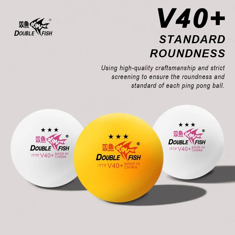 DOUBLE FISH 3 Star V40+ 30/50/ - Ping Pong Ball Set review and price