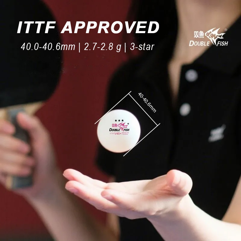 DOUBLE FISH 3 Star V40+ 30/50/ - Ping Pong Ball Set review and price