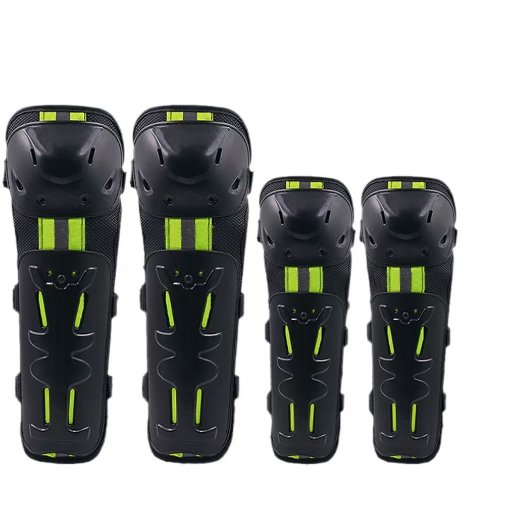 Green Red Motorcycle Knee Pads - Sports Equipment United review and price