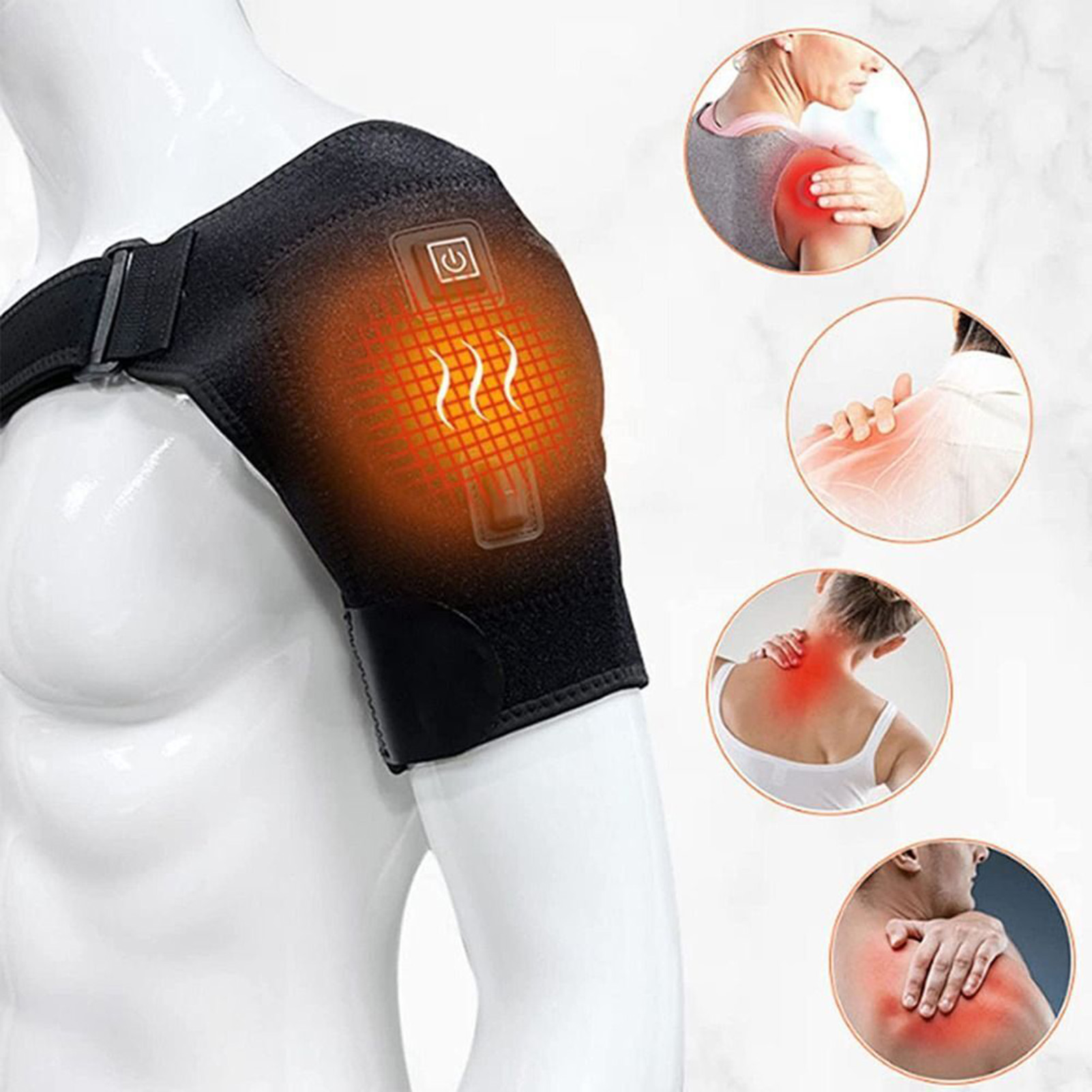 Usb Heated Shoulder Brace Rota - Sports Equipment United review and price
