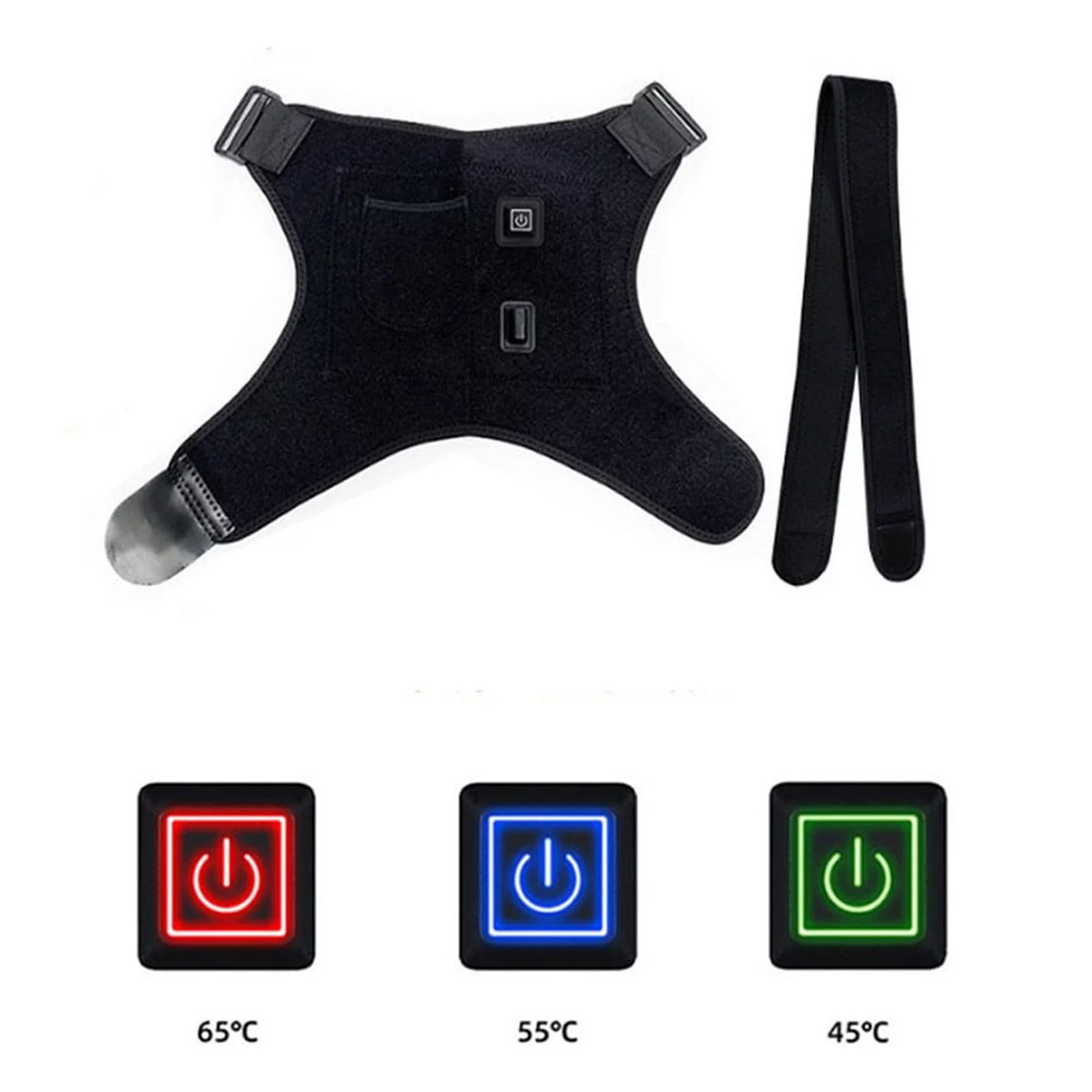 Usb Heated Shoulder Brace Rota - Sports Equipment United review and price